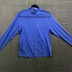 Blue Long Sleeve Top